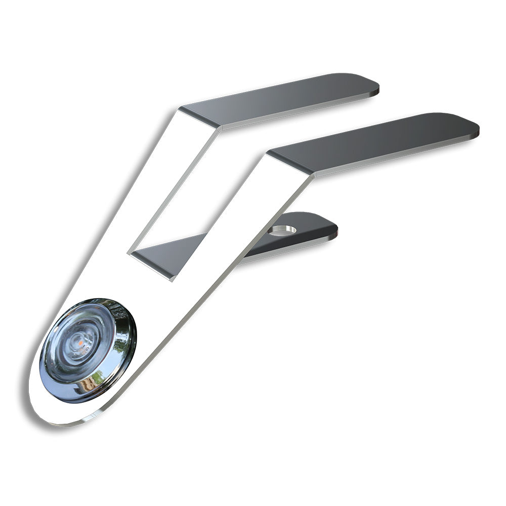 Singular Amber Bullseye LED Light Underframe Nova Bracket