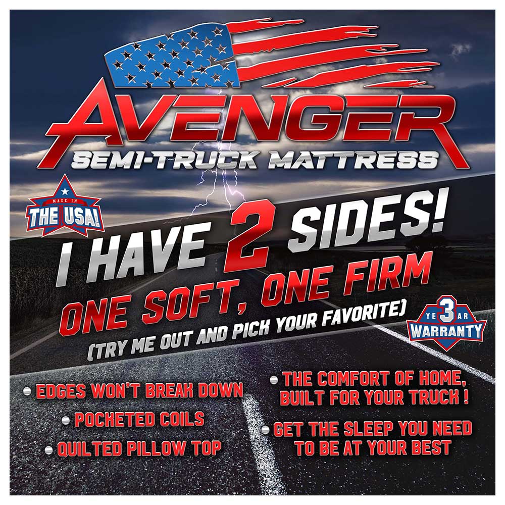 Avenger Dual Sided Mattress with Soft and Firm Side