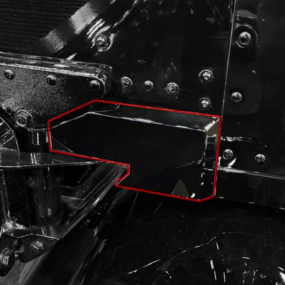 Peterbilt 589 Stainless Steel Sleeper Air Bag Covers