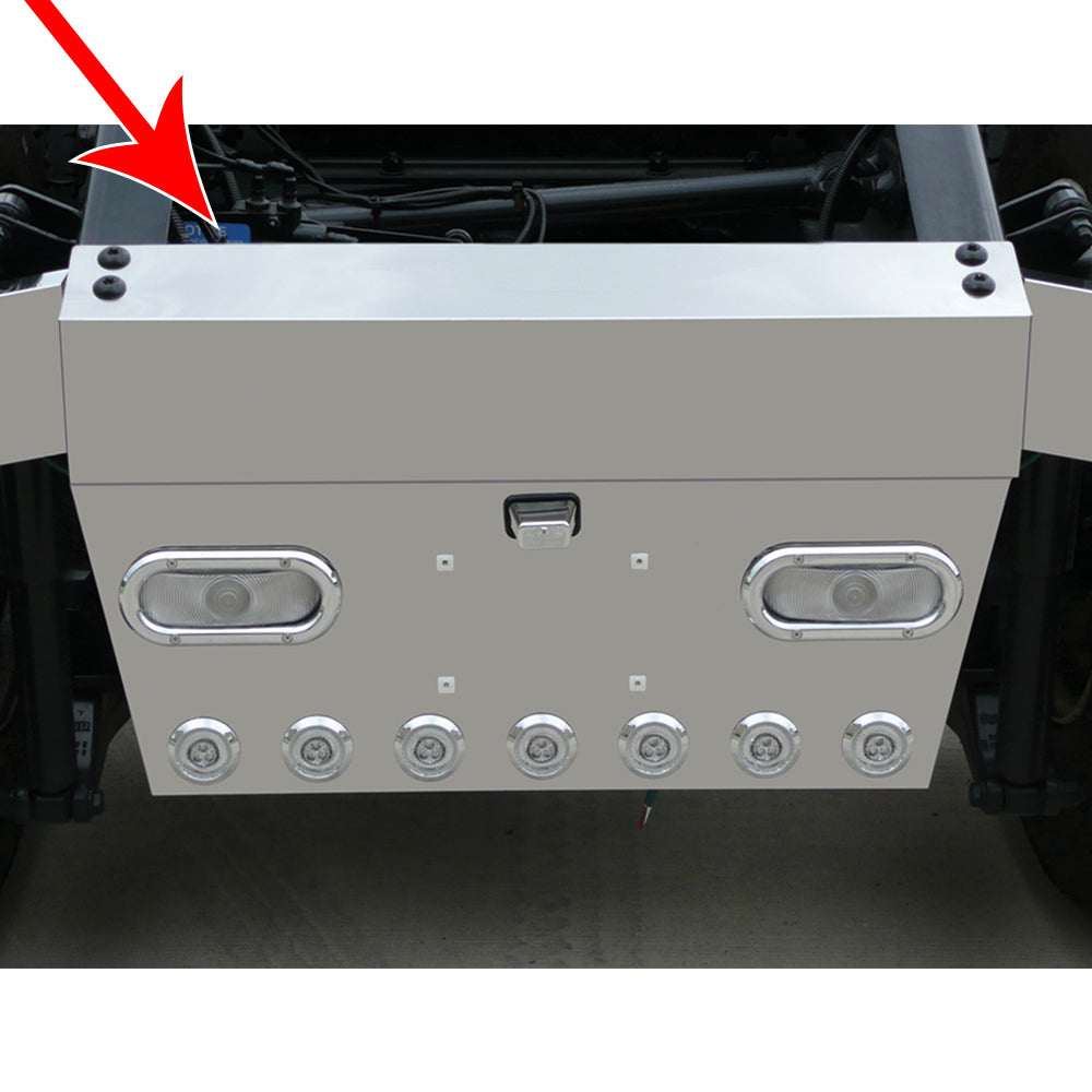 Peterbilt 379 Rear Frame Cover for Steel Crossmember