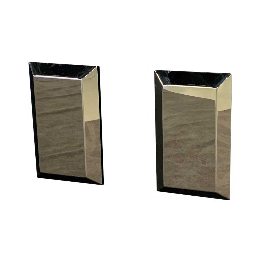 Peterbilt 589 Stainless Steel Sleeper Vent Covers
