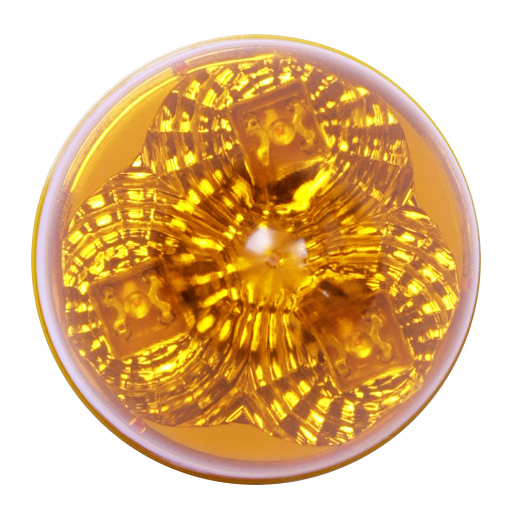 2" Amber 3 LED Beehive Spyder Light