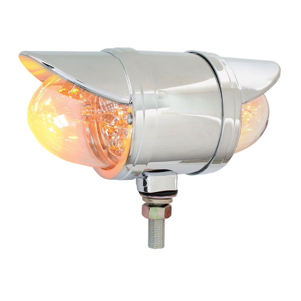 3-1/2" Double Face Spyder LED Light with Visor