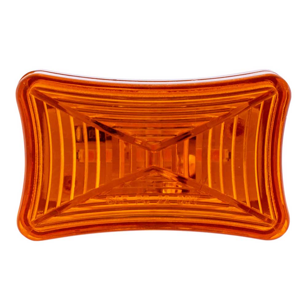 2" 3 LED Rectangle Marker Light with Grommet and Wiring