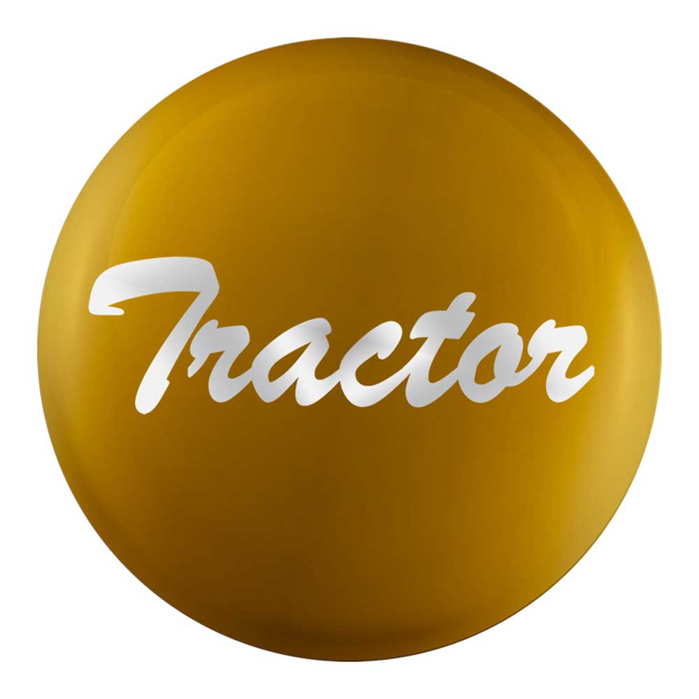Glossy "Tractor" Air Valve Knob Sticker
