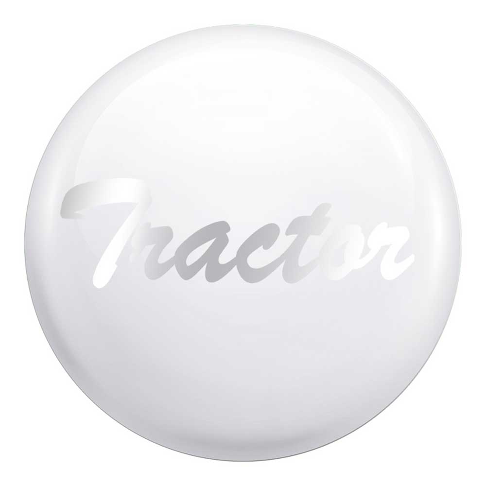 Glossy "Tractor" Air Valve Knob Sticker