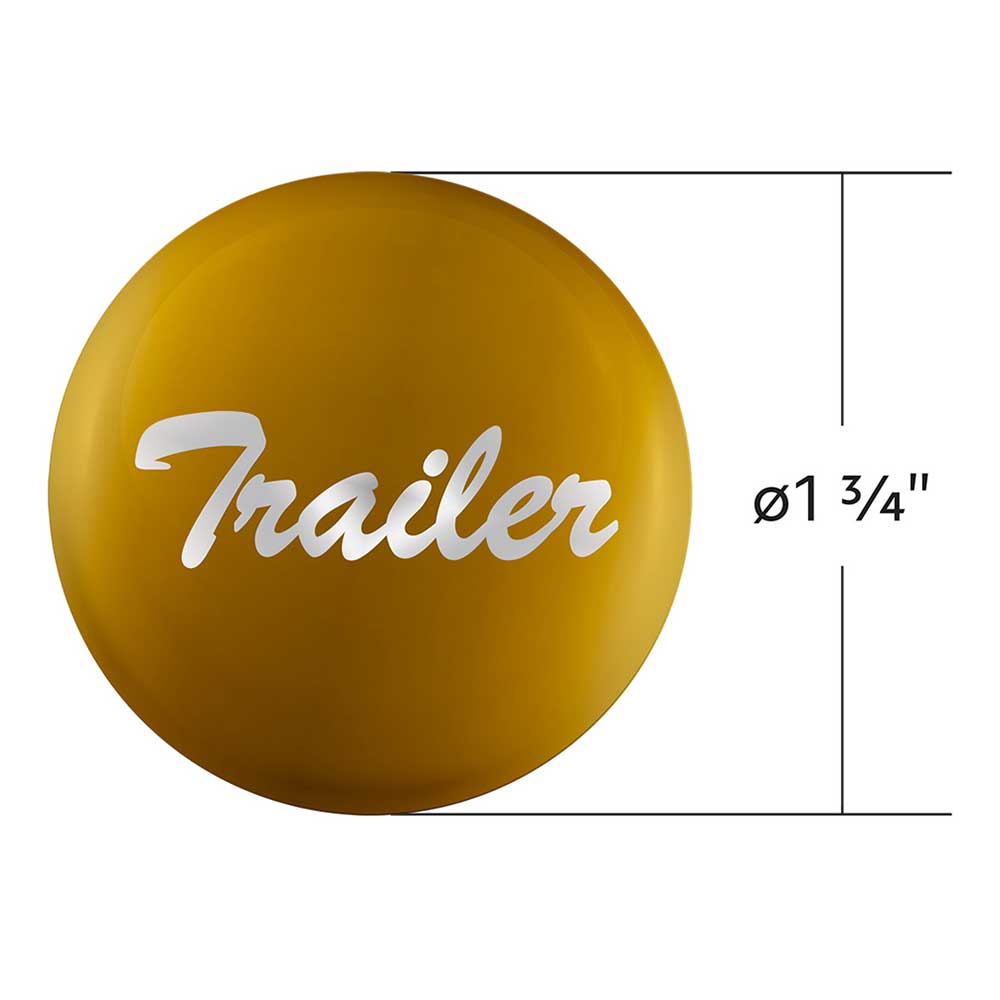Glossy "Trailer" Air Valve Knob Sticker