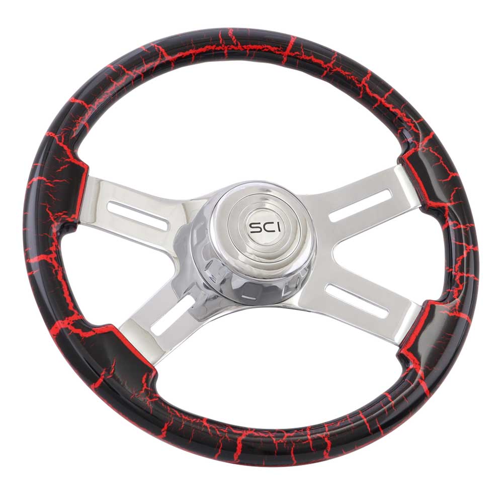 16" Crackle Steering Wheel
