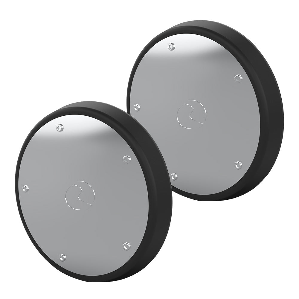 Hybrid Stainless Steel Black Paintable Taper Style Front or Rear Axle Cover Kit