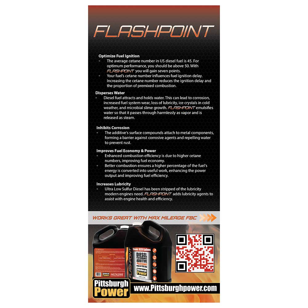 1 Gallon Flashpoint Diesel Performance Additive + Cetane