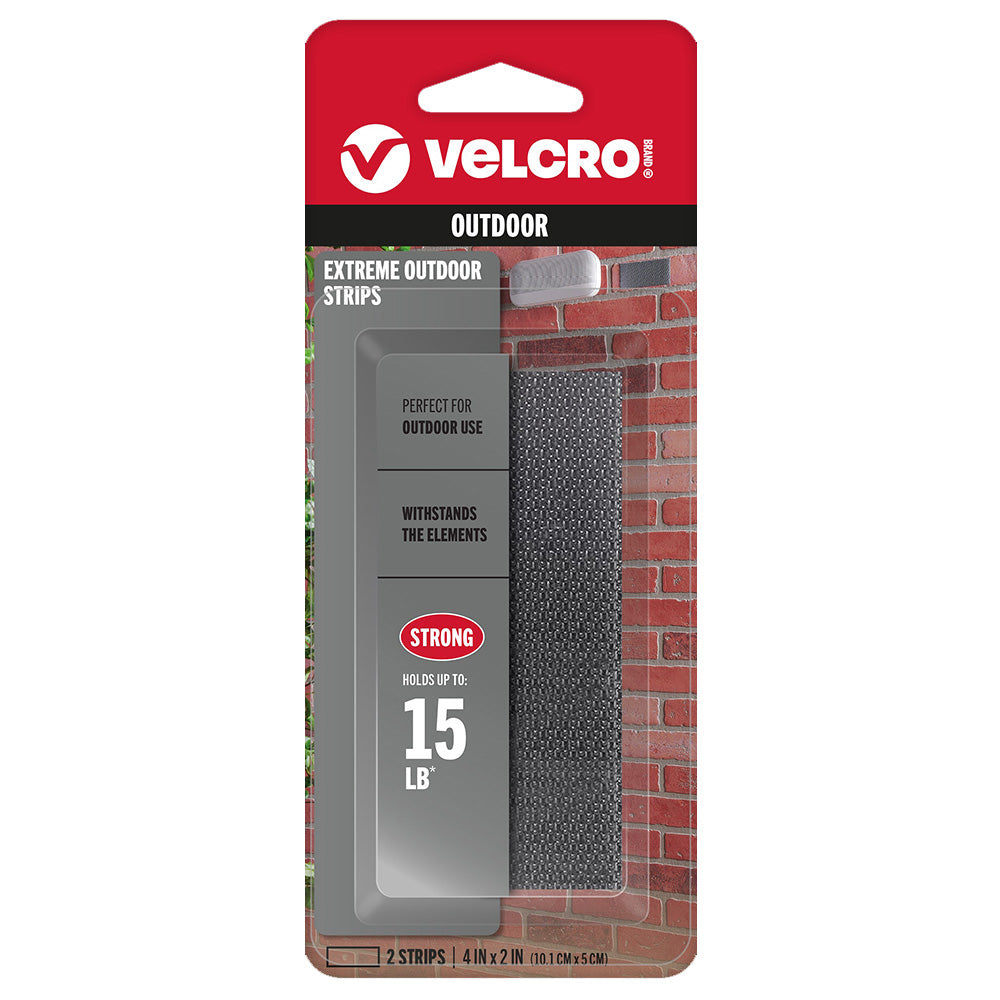 Extreme Outdoor Velcro Strips 4" x 2"