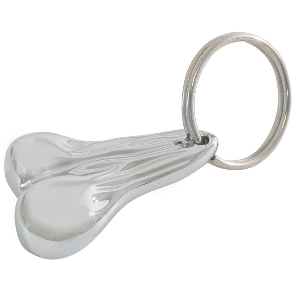 Big Ballz Key Chain Chrome