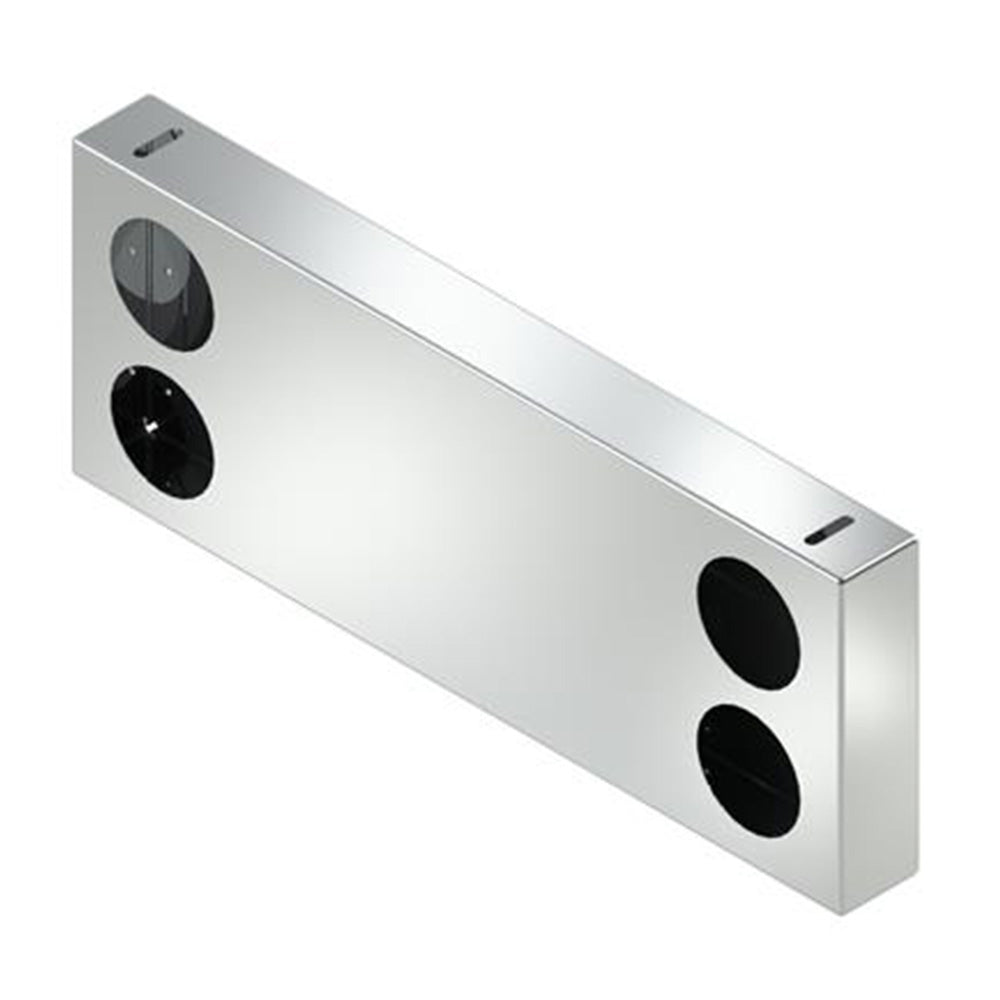 Rear Stainless Steel Center Panel with Four 4" Cutouts