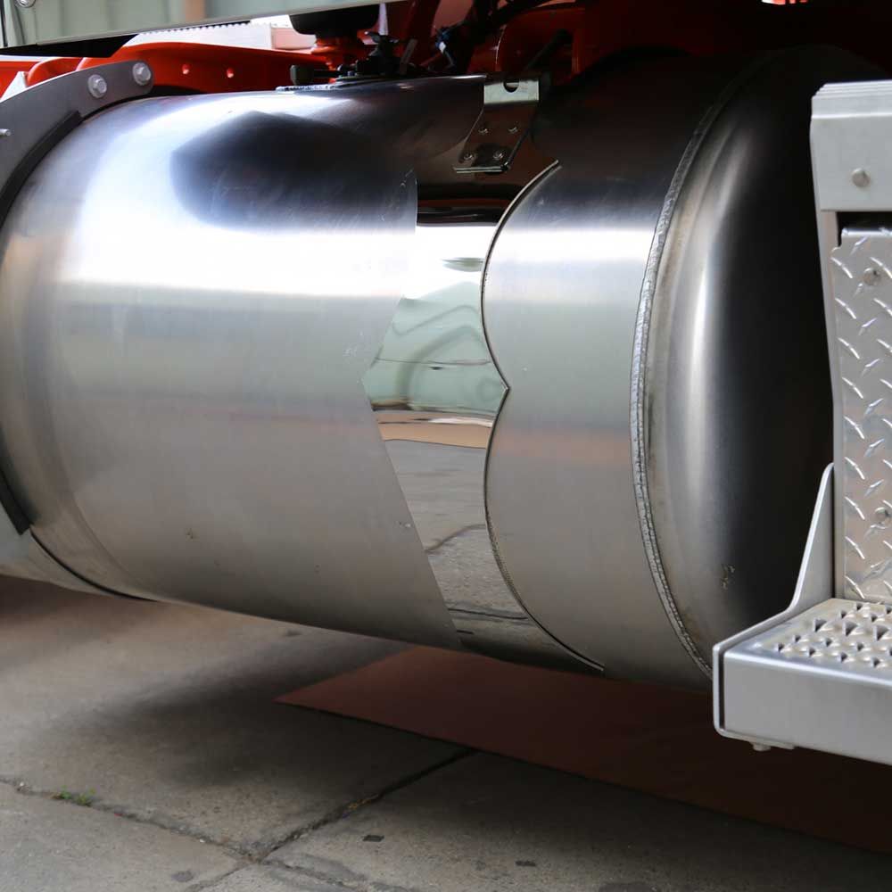 22" Kenworth 14 Gauge Stainless Steel Arc Fuel Tank Replacement Straps