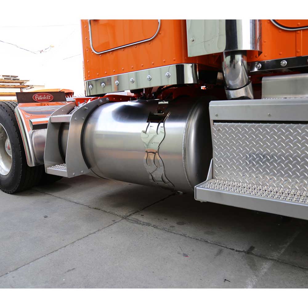 23" Peterbilt 14 Gauge Stainless Steel Flame Fuel Tank Replacement Straps