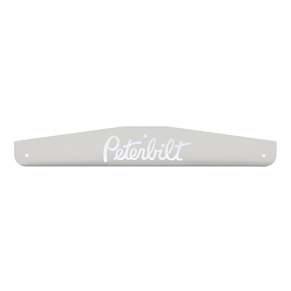 24" Angled Peterbilt Plated Mud Flap Weight