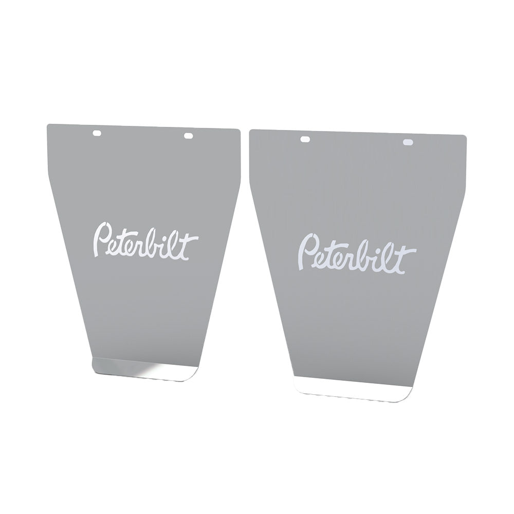 14" X 17" Stainless Steel Peterbilt Engraved Anti Sail Weight