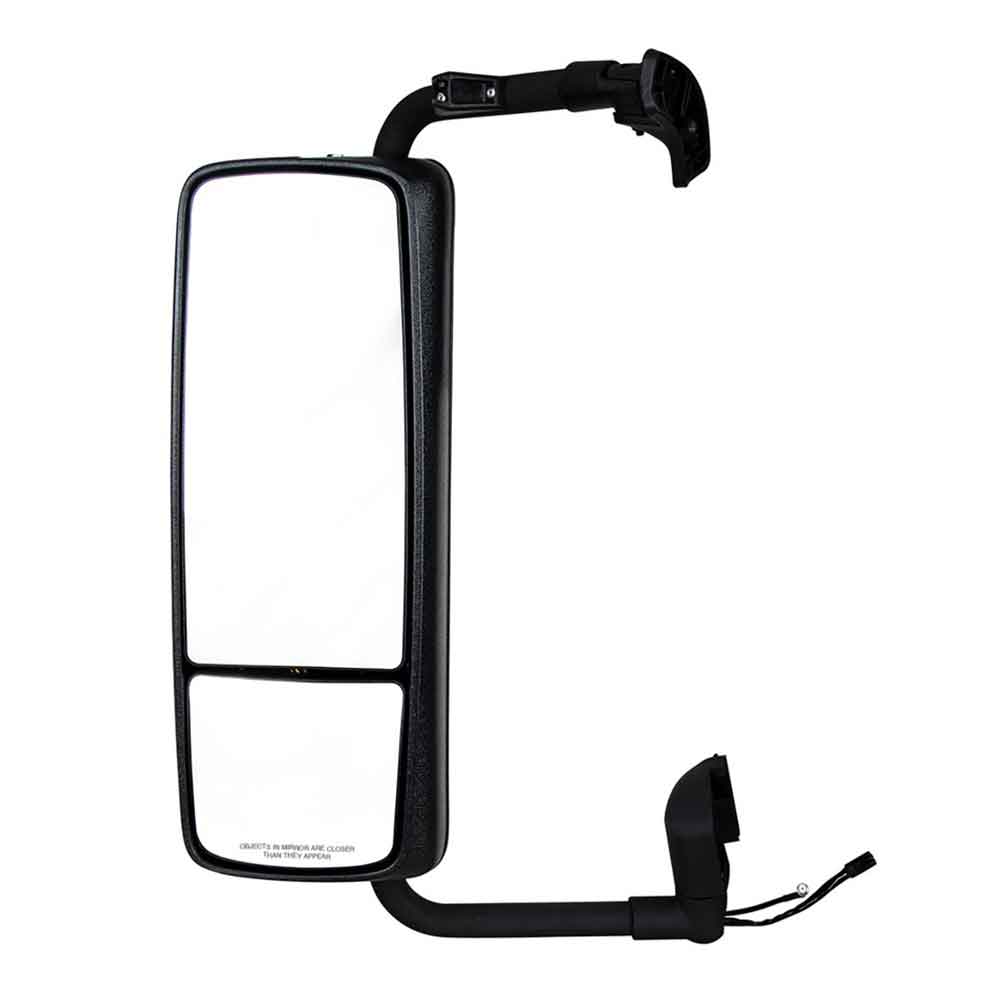 2004 - 2012 Volvo VNL Black Heated Mirror Assembly