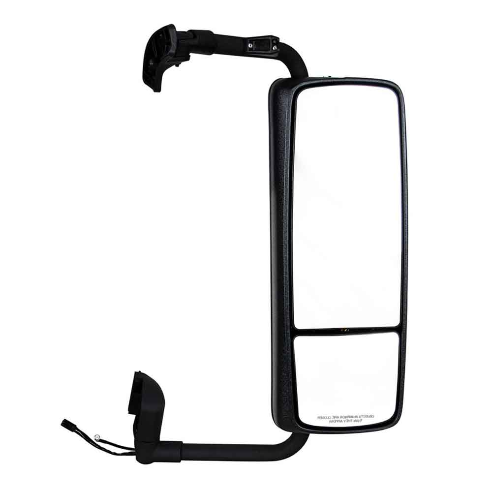 2004 - 2012 Volvo VNL Black Heated Mirror Assembly