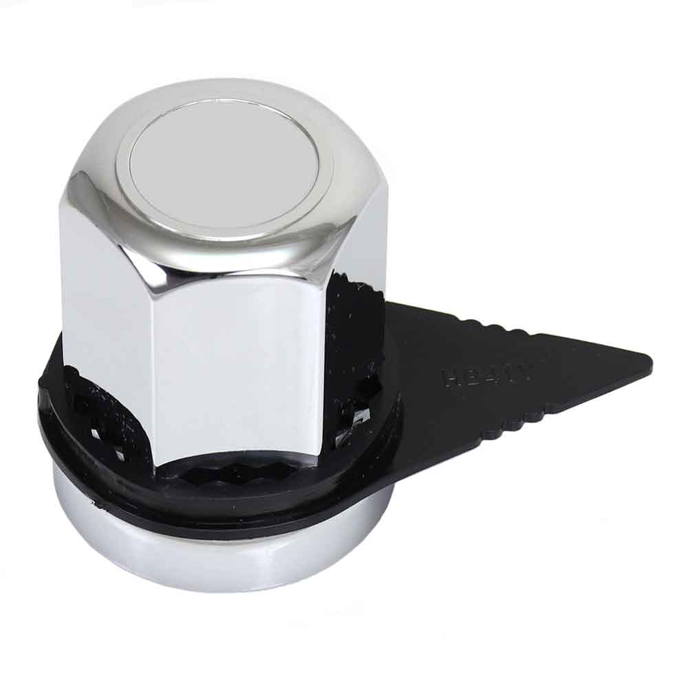 33mm Push On Nut Cover with Black Safety Lug Check Indicator