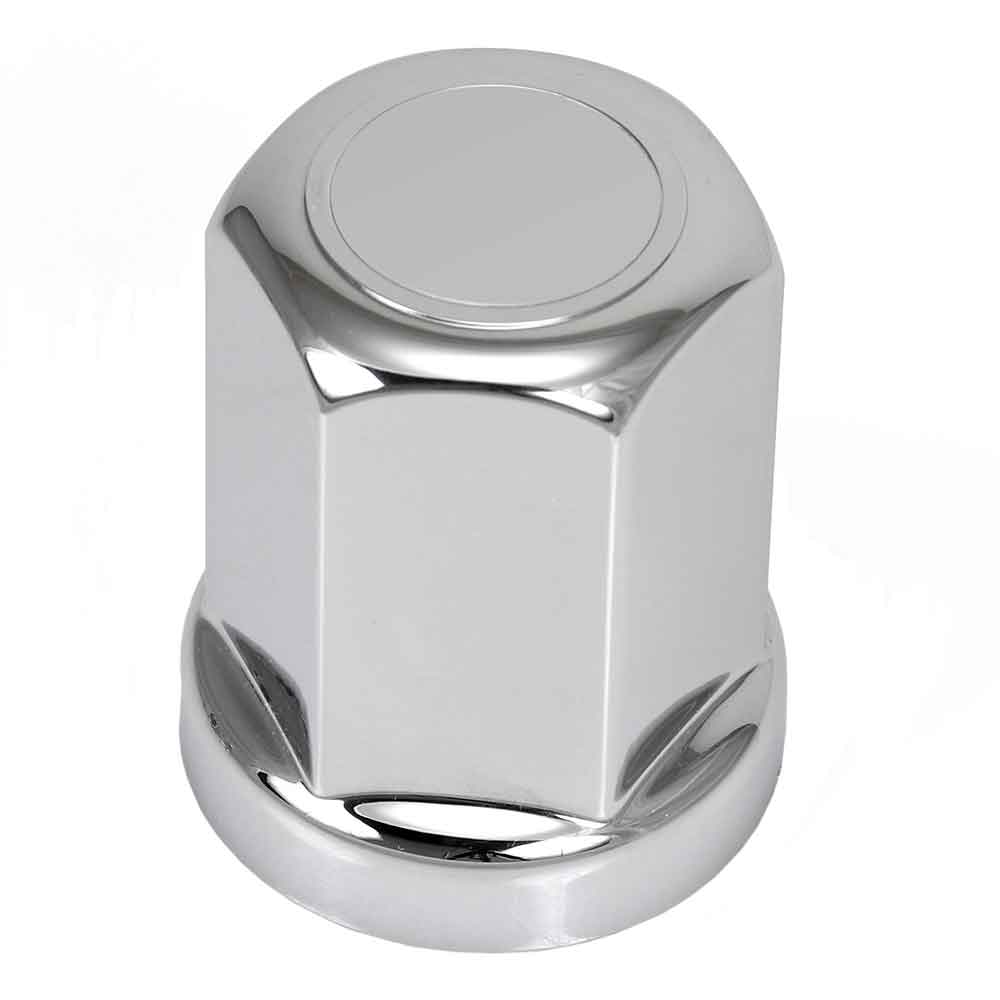 33mm x 2-3/8" Chrome Plastic Push On Nut Cover