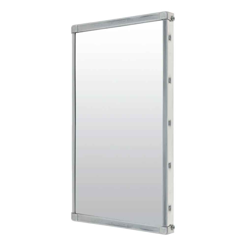 6 x 12 Aluminum Yellow Chevron Junior West Coast Mirror Head