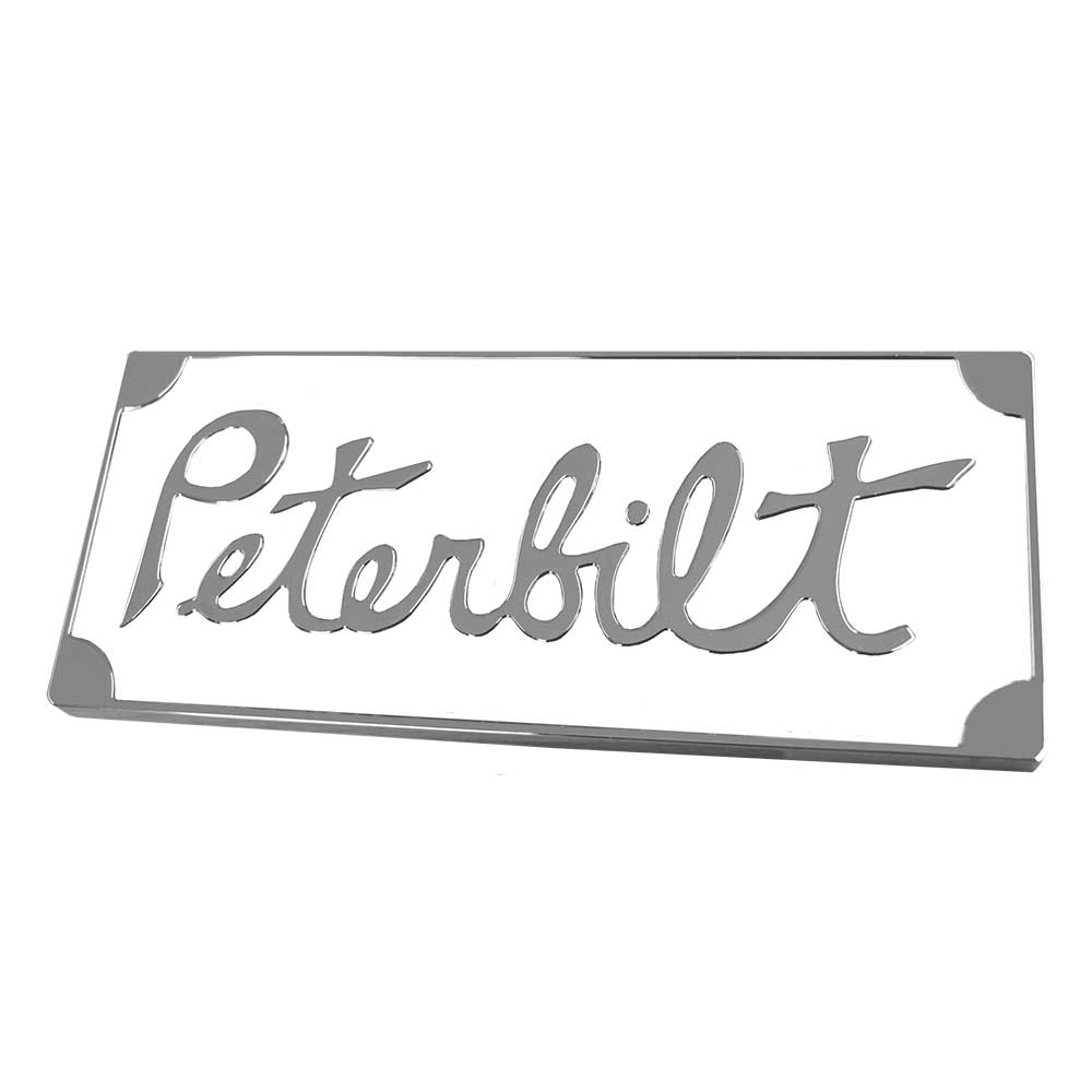 Peterbilt Old Style Rectangle Emblem