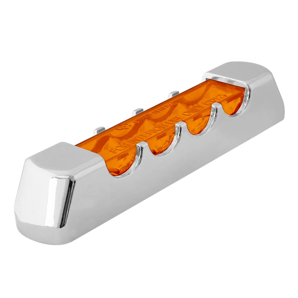 4" Surface Mount Marker Light with Notched Bezel
