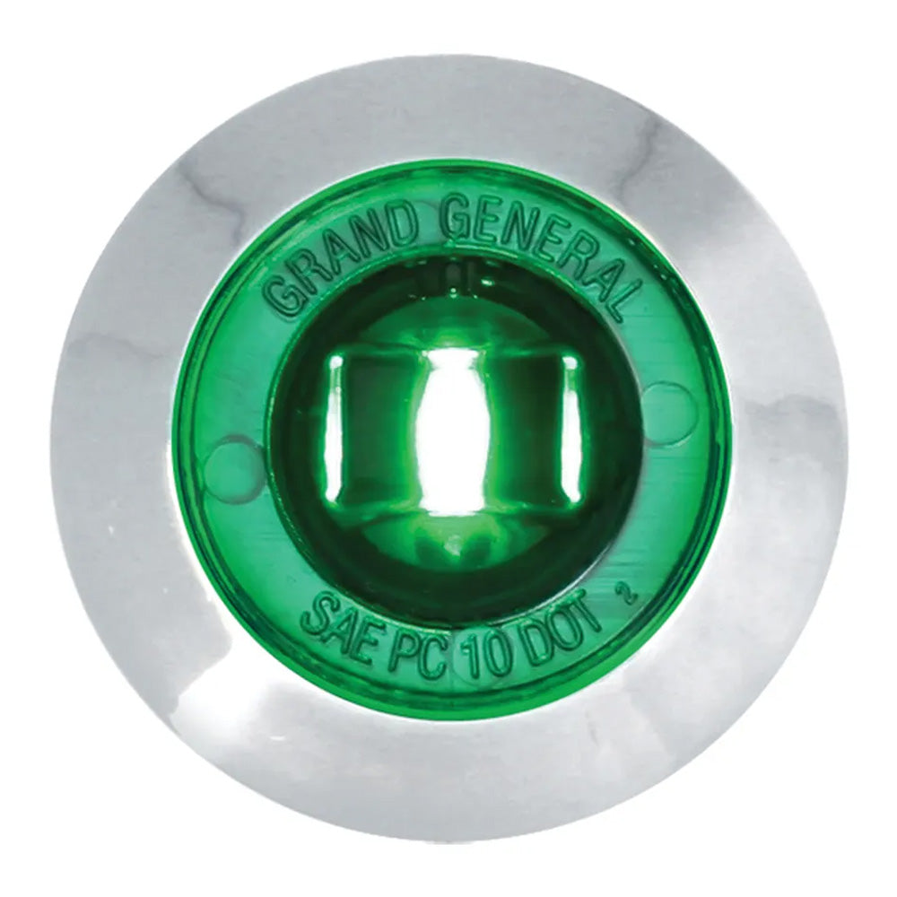 1-1/4" Diameter Bowtie Lens Dual Function LED Light With Bezel and Nut