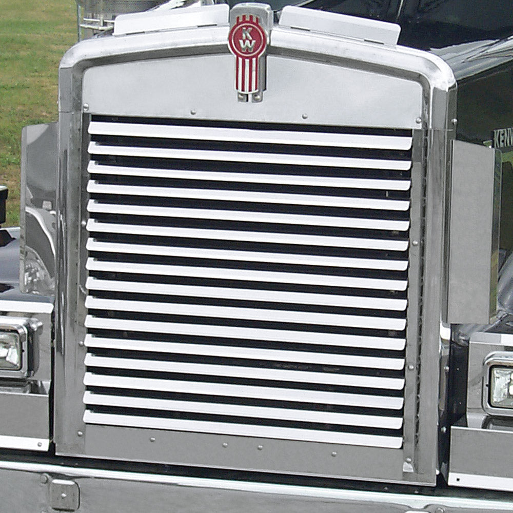 Kenworth W900L Horizontal Louver-Style Grill Bars
