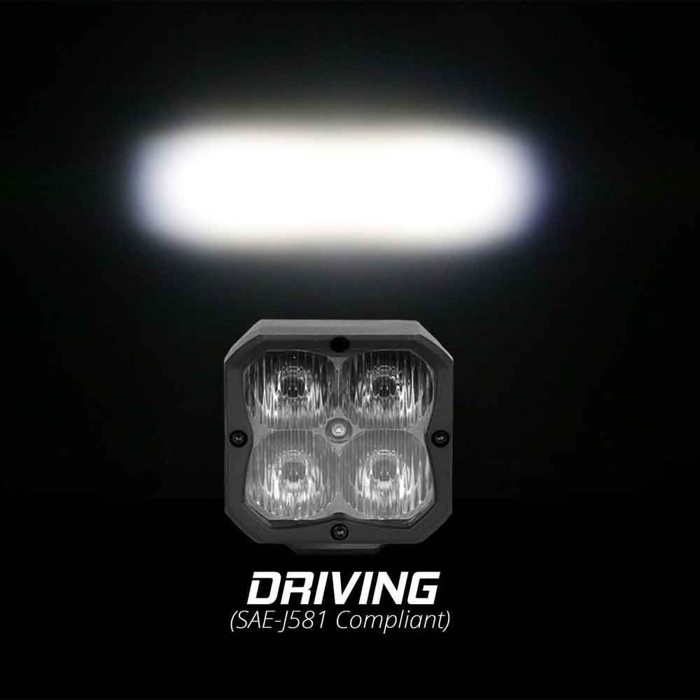 2 Piece XKChrome Driving Light Kit