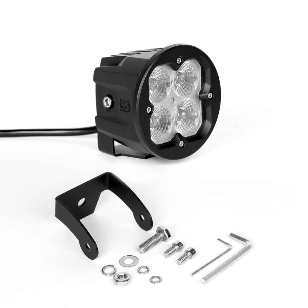 2 Piece XKChrome Flood Fog Light Kit