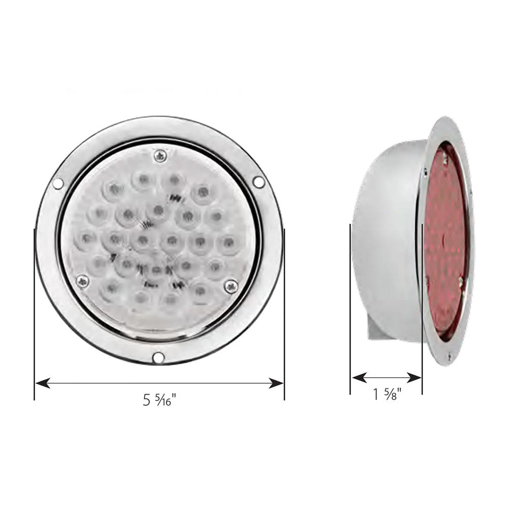 4" Sleeper Light with Chrome Housing