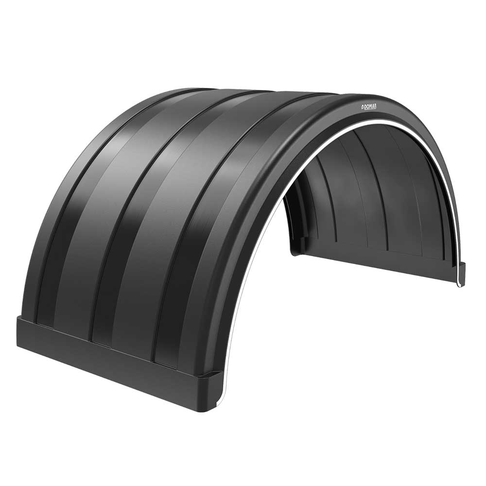 75" Black Poly Single Axle Fenders (PR)