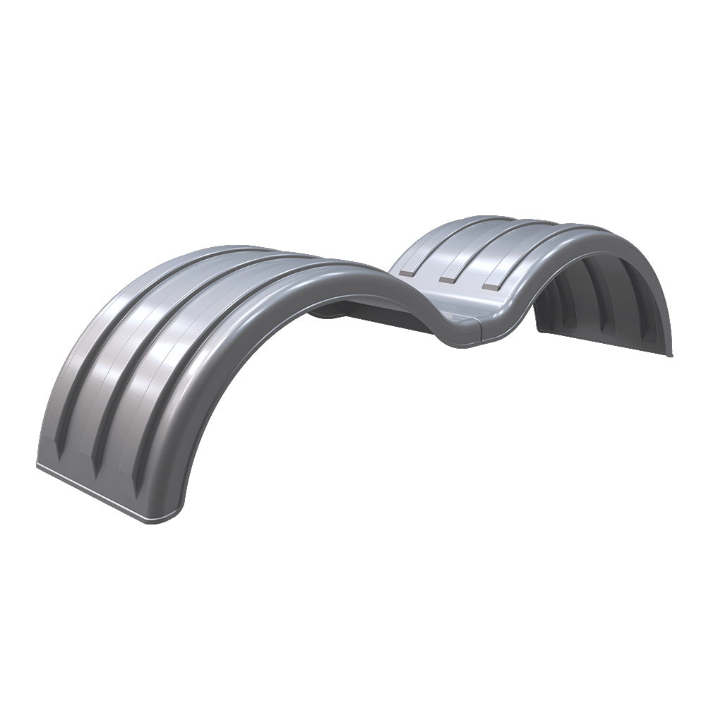 106" Liquid Platinum Poly Double Deuce MIN1354 Full Tandem Fender with 53" Spread