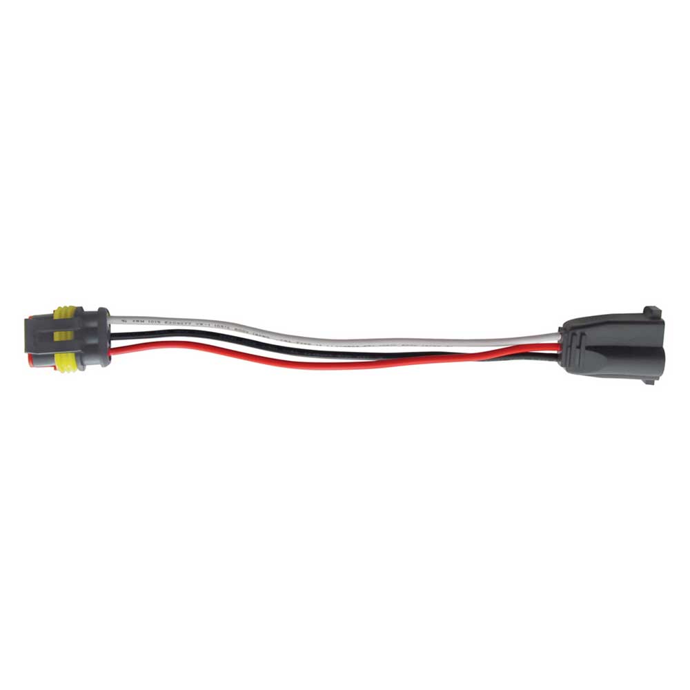 3-Pin to 3-Prong Light Adaptor 6"L Pigtail - 10 Pack