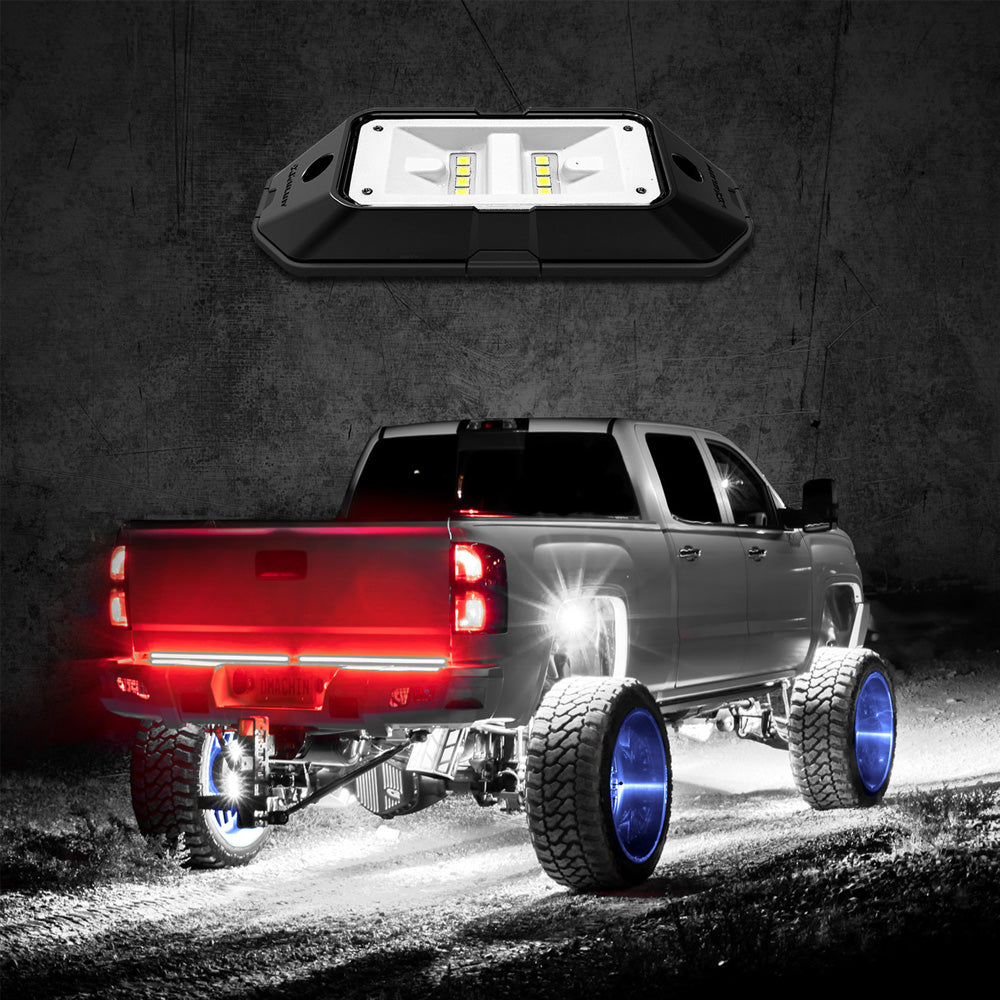 XK GLOW 12-Piece White LED Rock Light Under Glow Kit