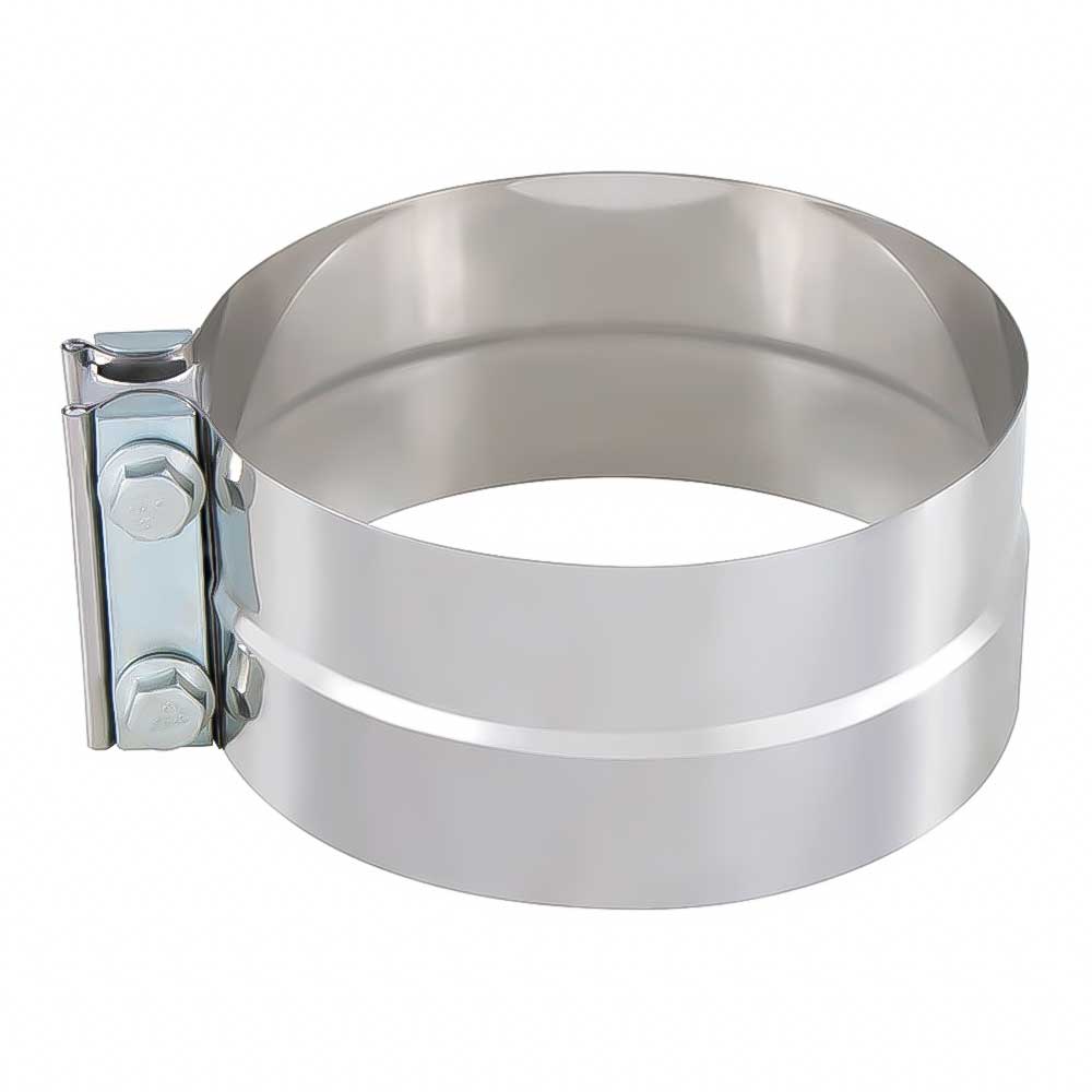 5"D x 3"W Stainless Steel Exhaust Clamp