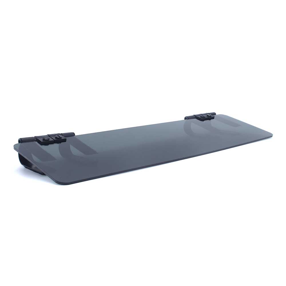 18" Glare Guard Big Rig Gray Polarized Visor Extension
