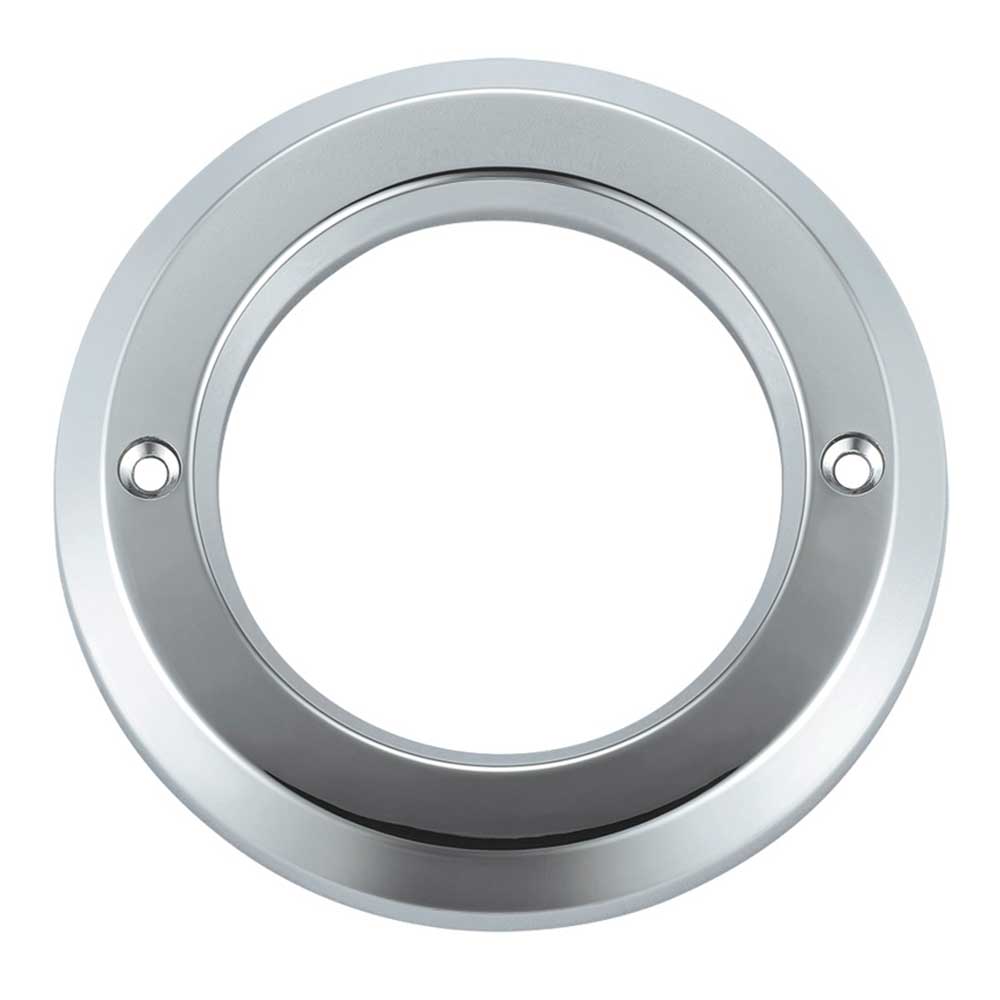 2" Chrome Plated Plastic Light Bezel with Stainless Steel Screws