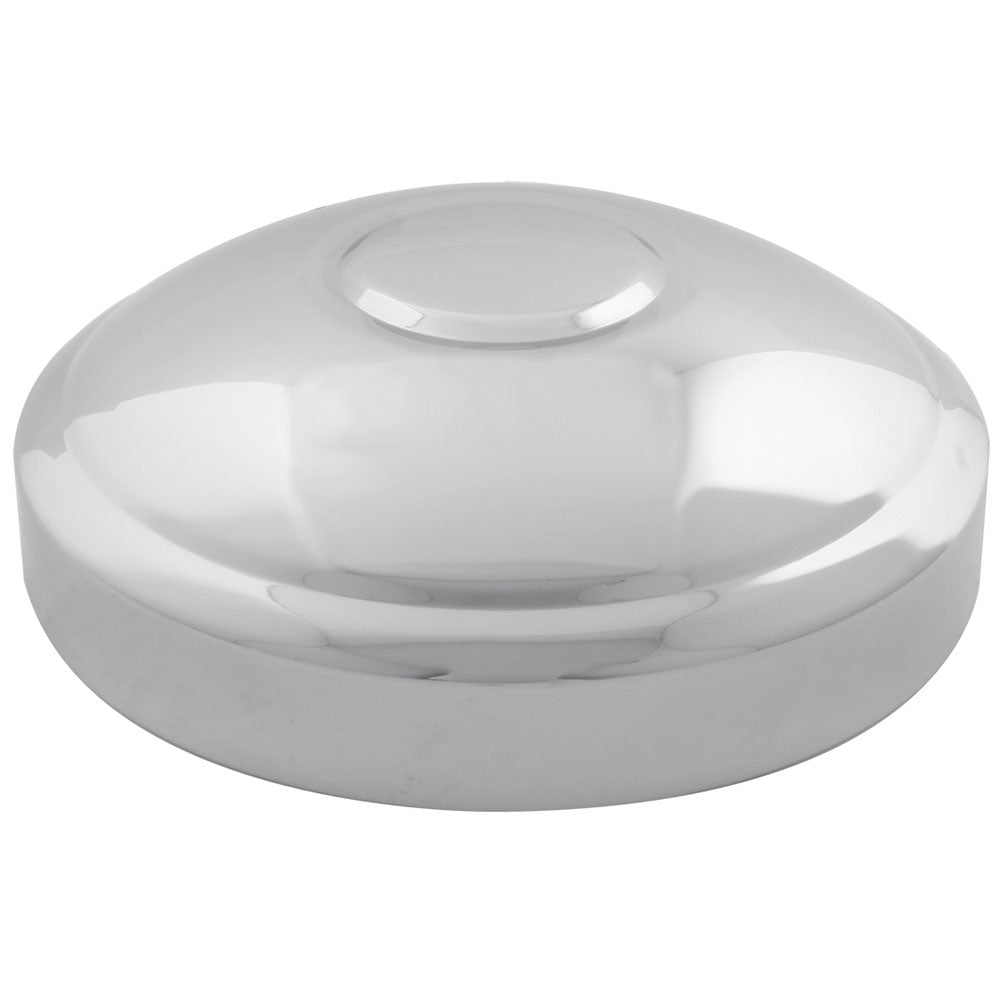 Chrome Classic Rear Hubcap 8"ID x 2-3/4"H