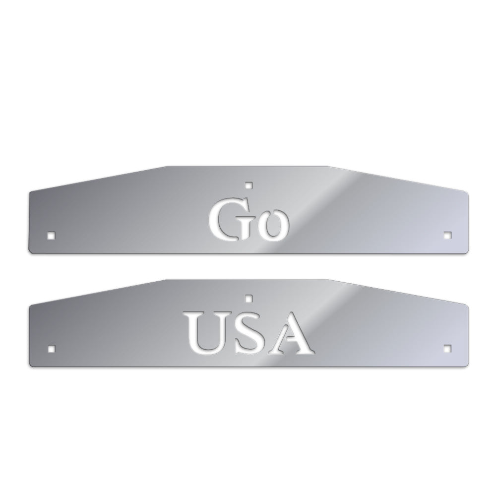 3-1/2" x 24" Stainless Steel Go USA Mudflap Weight (PR)