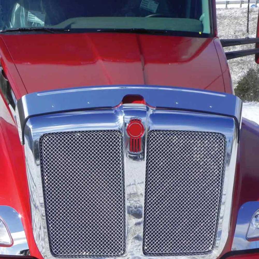 Kenworth T680 2021+ Next Gen Stainless Steel Bug Deflector