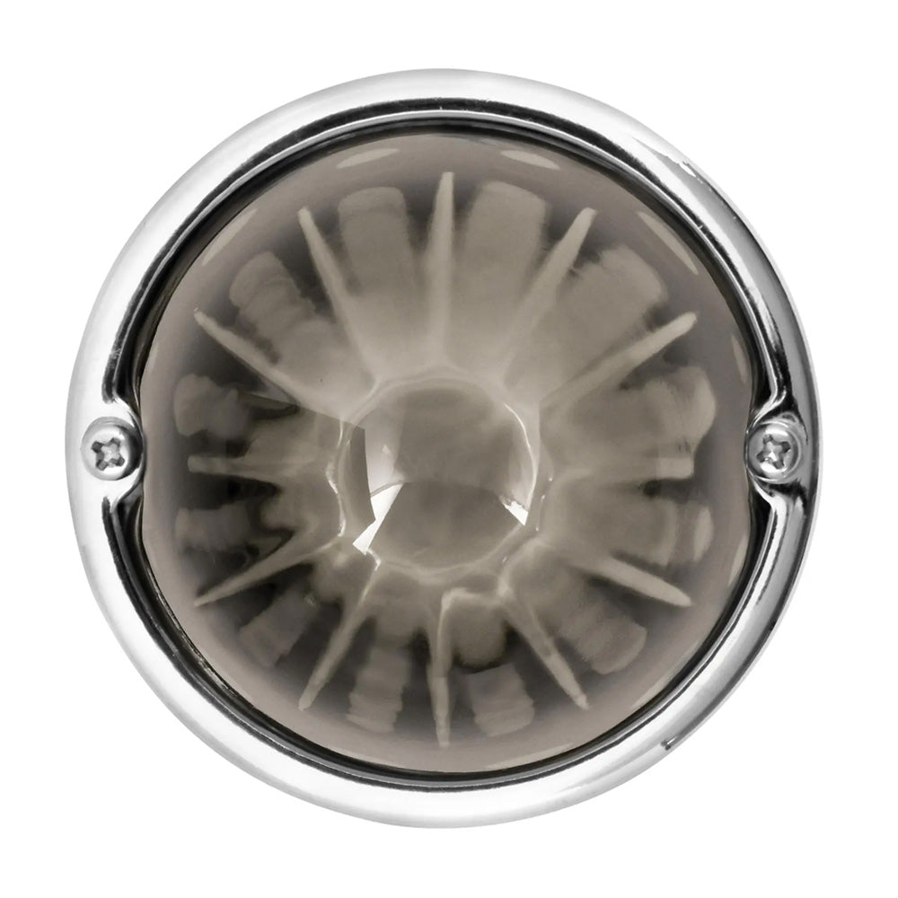 1156 Smoke Regular Watermelon Lens Polished Stainless Steel Base Light Kit