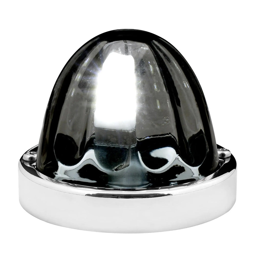 1156 Smoke Regular Watermelon Lens Polished Stainless Steel Base Light Kit