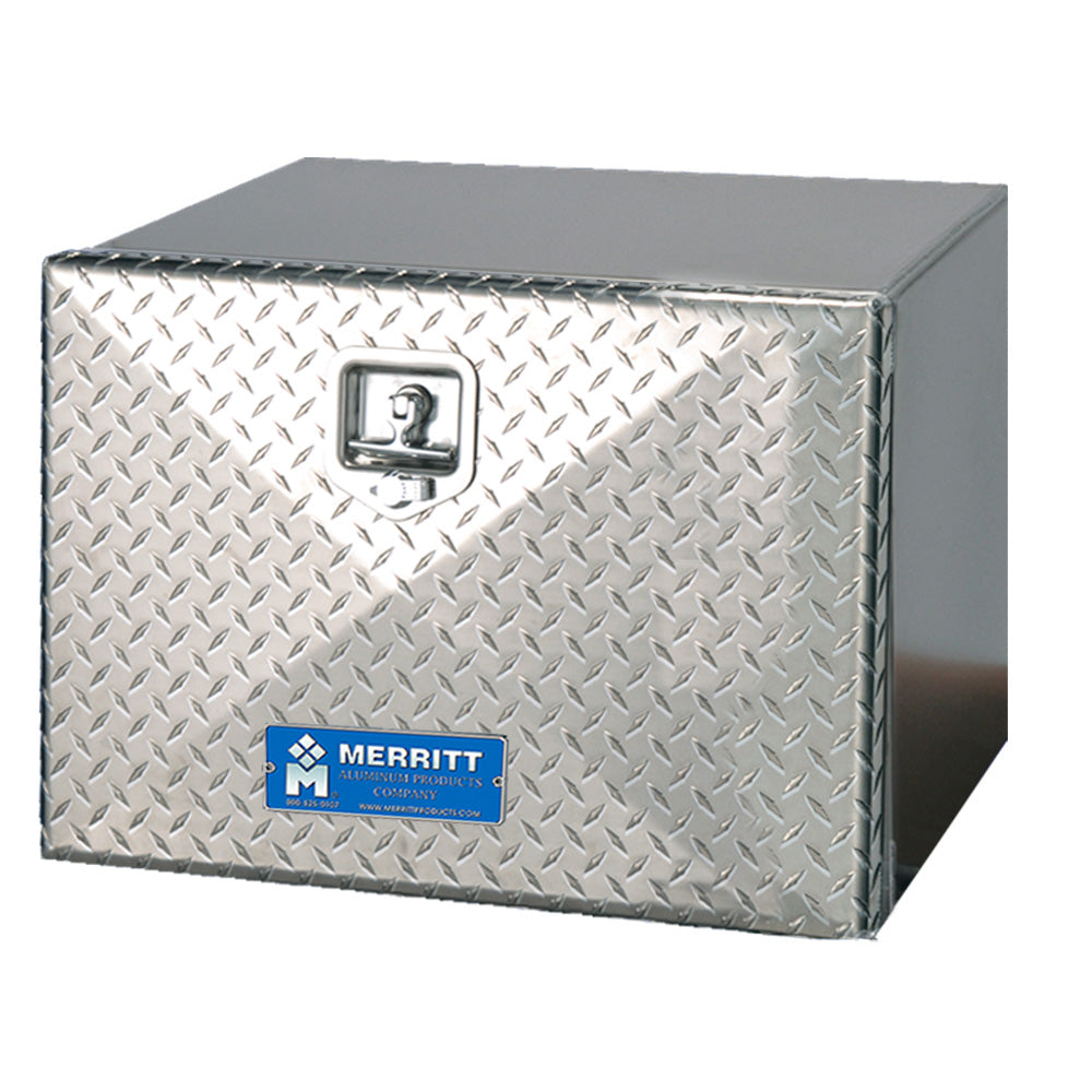 18" x 18" x 36" Single Diamond Plated Door Aluminum Toolbox