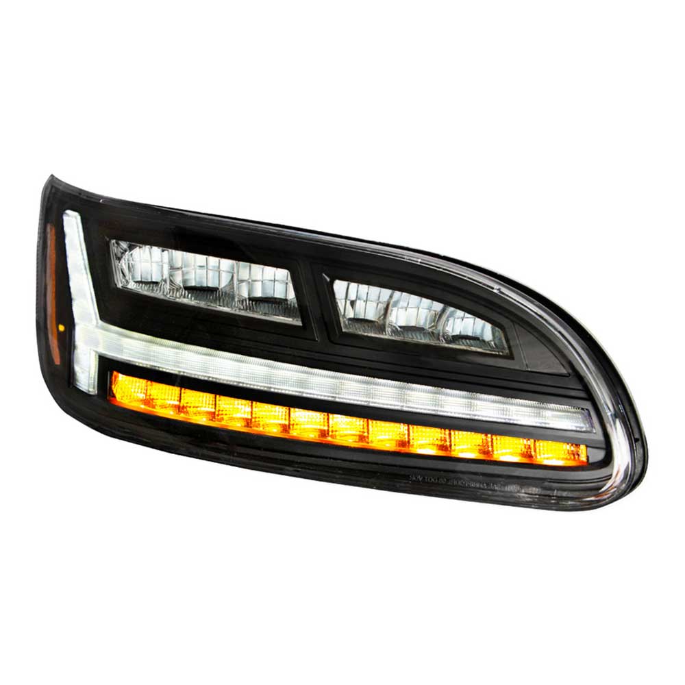 Peterbilt 330, 335, 337, 340, 348, 382, 384, 386, 387 LED Blackout Headlight - Passenger Side