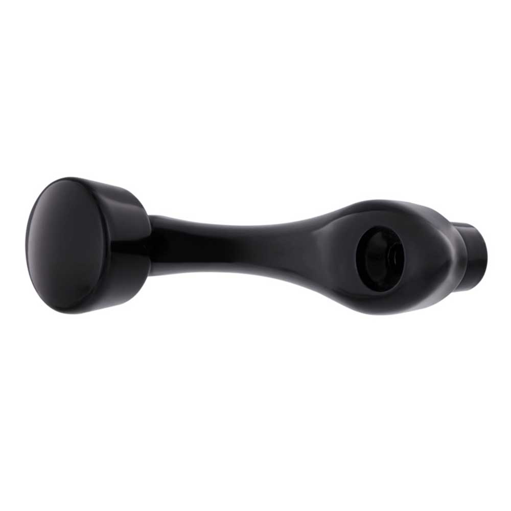 Black Die-Cast Window Crank with 16 Spline 7/16 OD Adapter