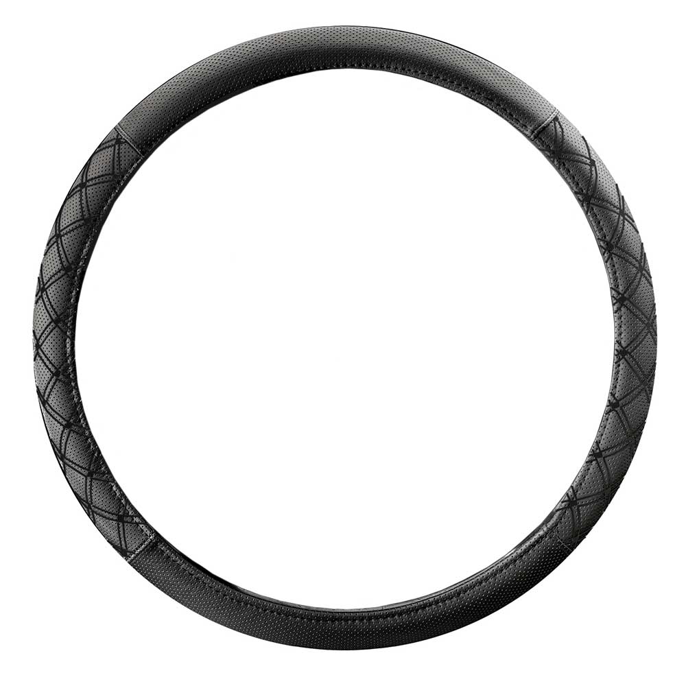 18" Diamond Stitched Chicago Style Steering Wheel Cover