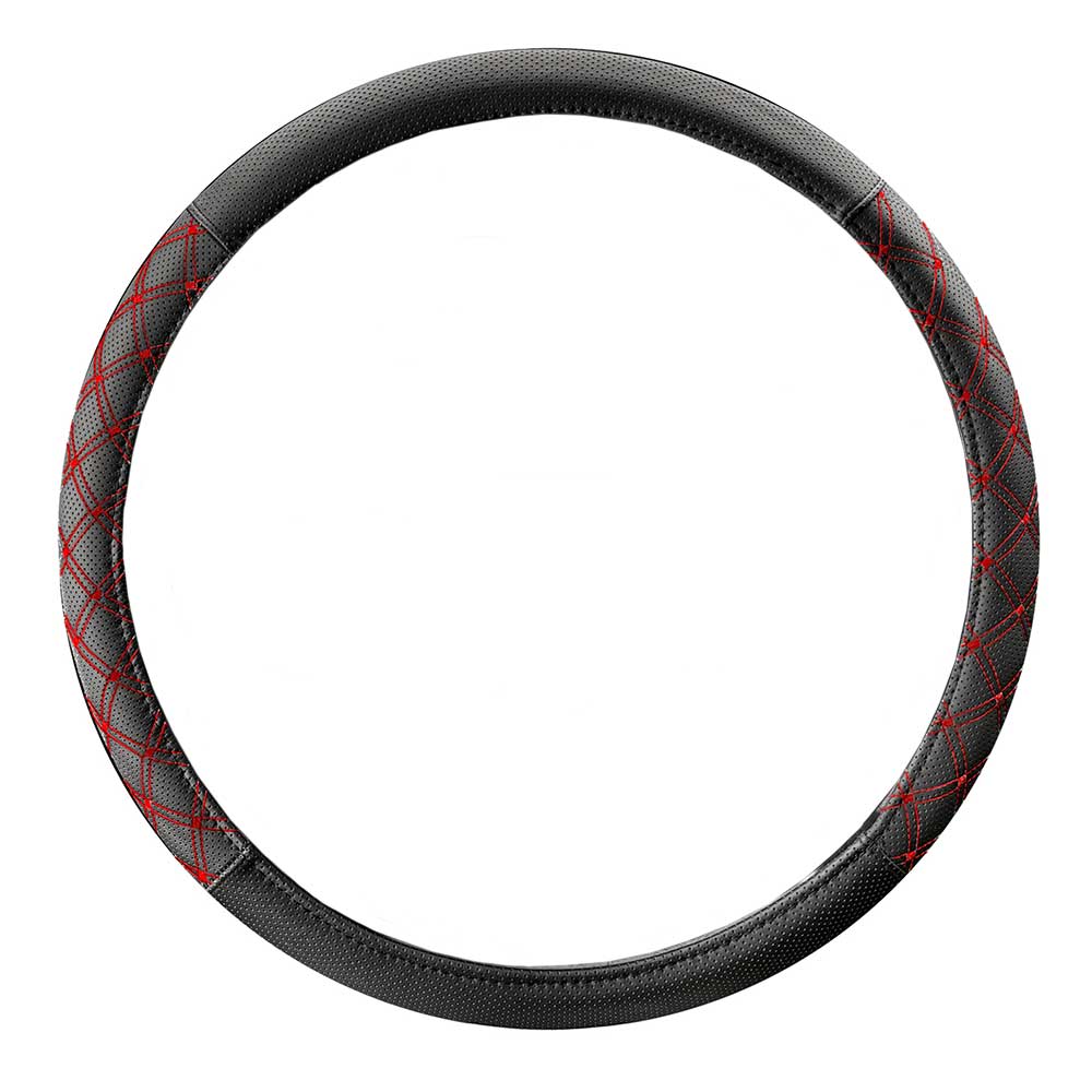 18" Diamond Stitched Chicago Style Steering Wheel Cover